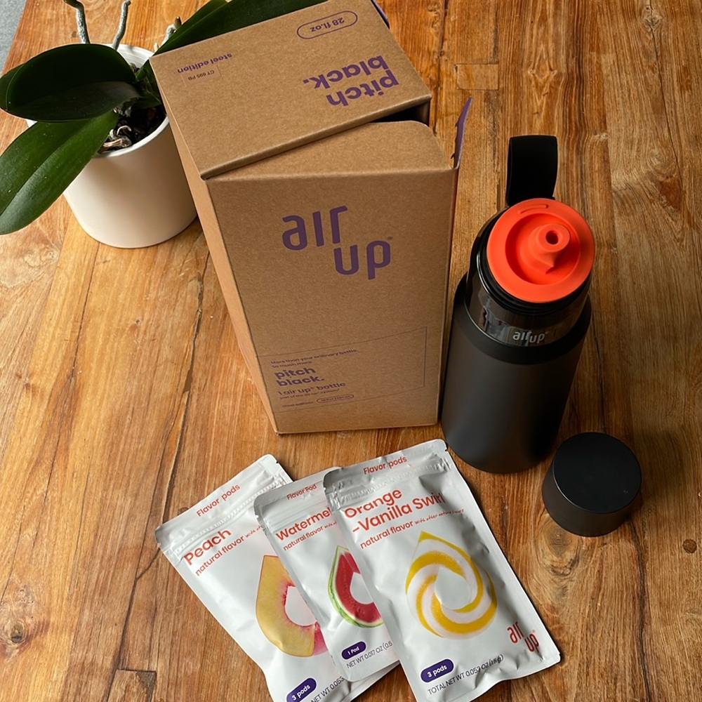 Like new! Air Up Stainless Steel Water Bottle with Pods